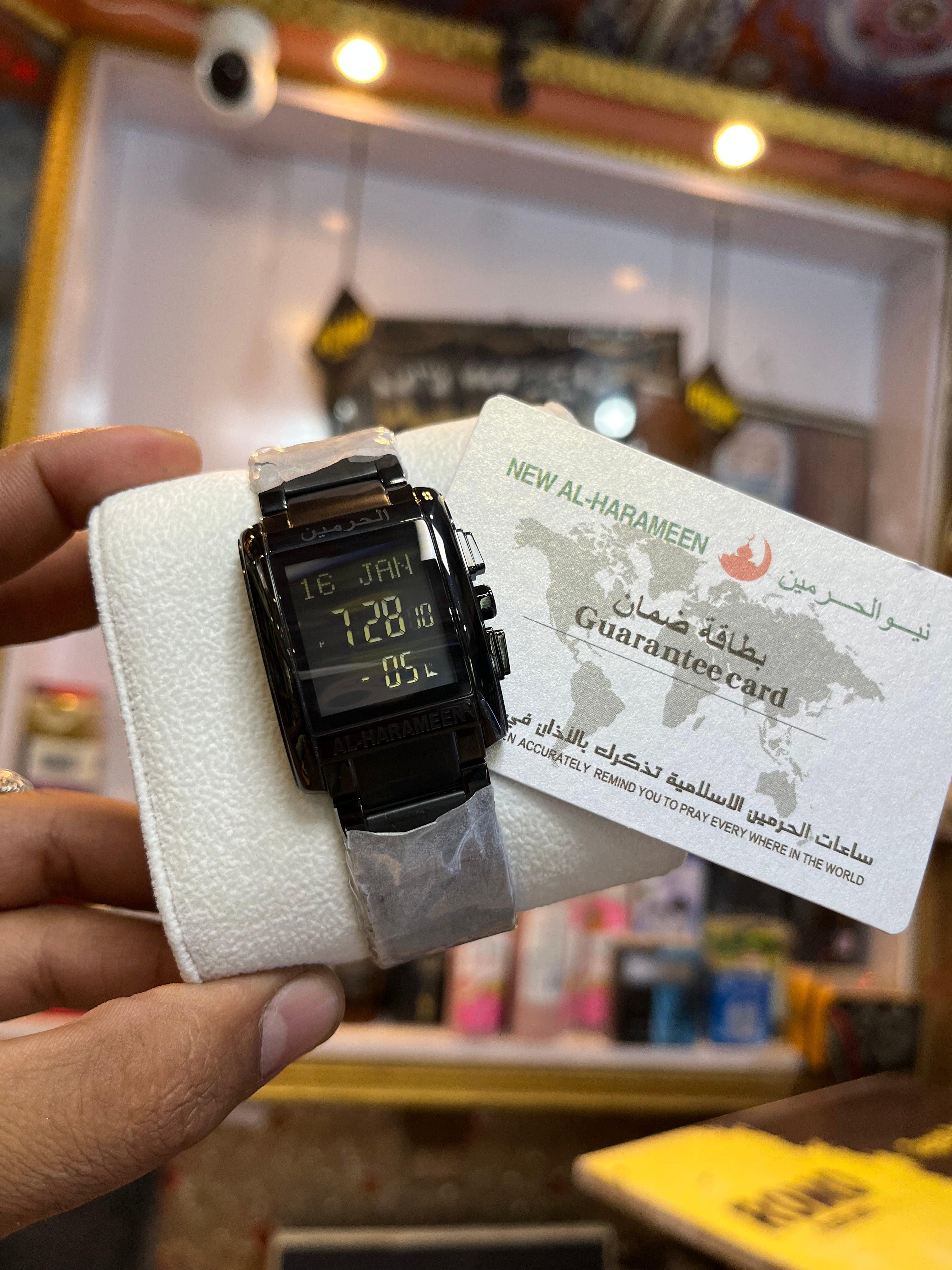 Al- Harameen-Digital Azan Alarm Watch – Islamic Prayer Time Watch – Model 6208
