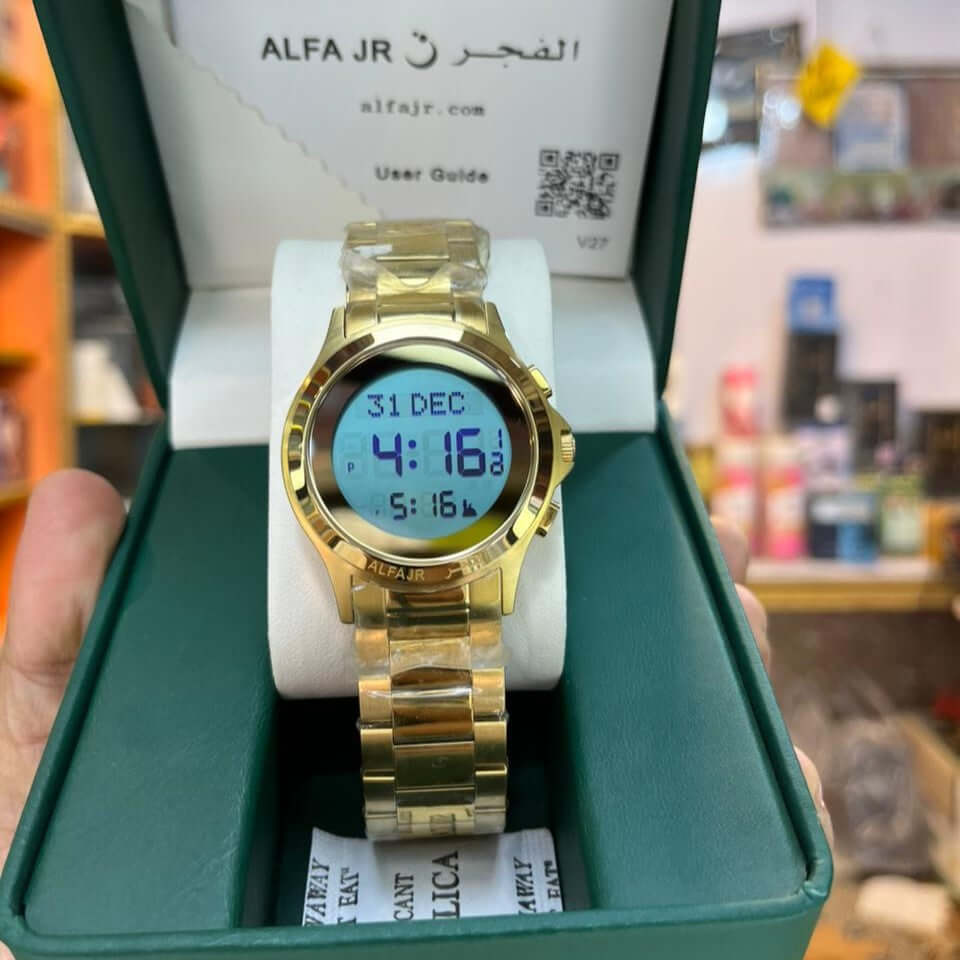 Digital Azan Alarm Watch – Islamic Prayer Time Watch – Model WR02